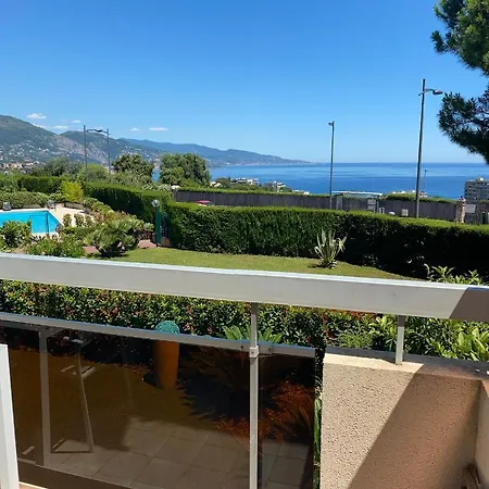 Superbe 2p Vue Mer, Ensoleille, Piscine Roquebrune-Cap-Martin