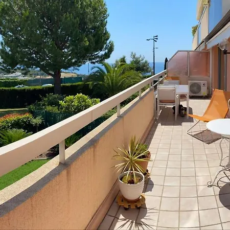 Superbe 2p Vue Mer, Ensoleille, Piscine アパート