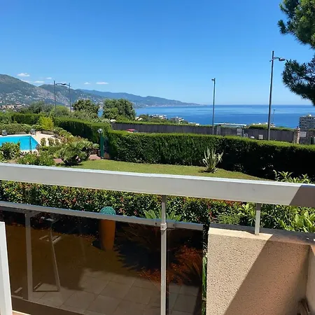Superbe 2p Vue Mer, Ensoleille, Piscine Roquebrune-Cap-Martin